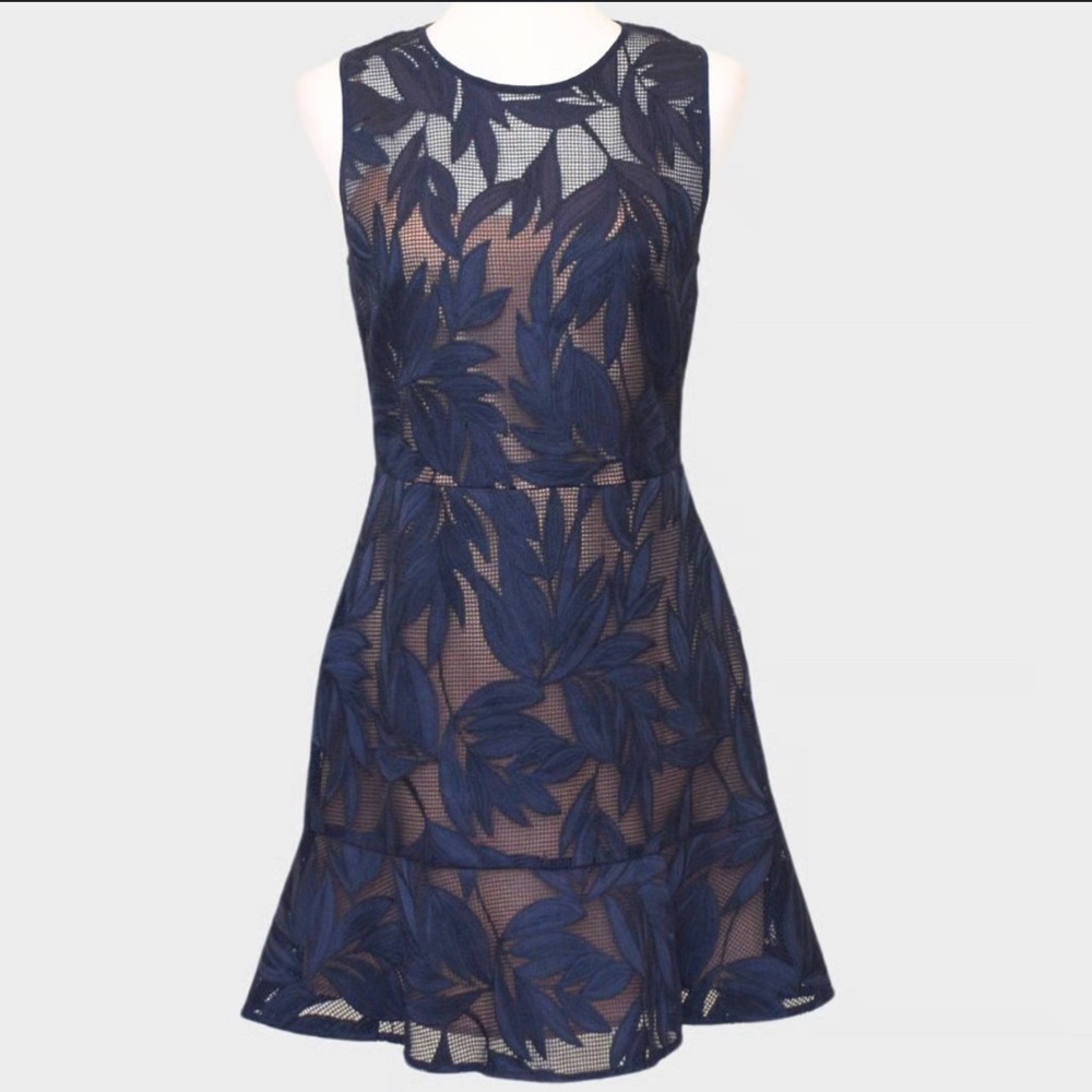 Michael Kors  Navy Blue Lace Dress